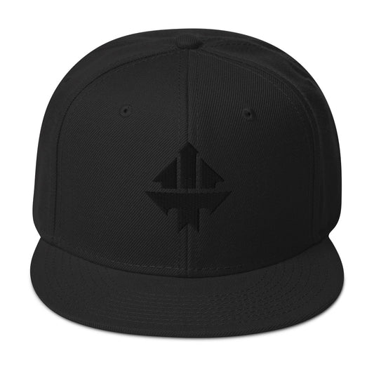 TopTier Trader Premium Black Snapback Hat