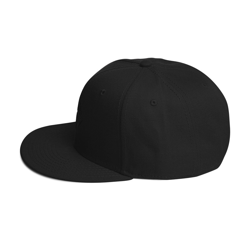 TopTier Trader Premium Black Snapback Hat